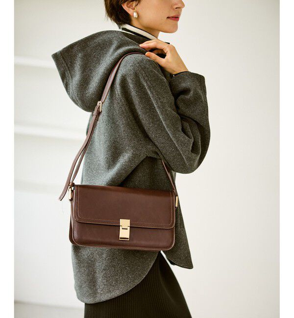 ROPE PICNIC PASSAGE「【WEB限定カラー】me fit BAG バーチカルラインワイドショルダーバッグ」|ショルダー・メッセンジャー|