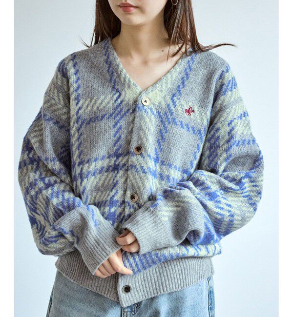 Rope&rsquo;Picnic「【BEVERLY HILLS POLO CLUB/ビバリーヒルズポロクラブ】モヘヤタッチカーディガン」|カーディガン|