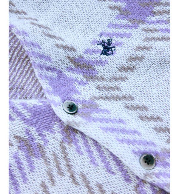 Rope&rsquo;Picnic「【BEVERLY HILLS POLO CLUB/ビバリーヒルズポロクラブ】モヘヤタッチカーディガン」|カーディガン|