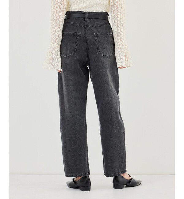 Rope&rsquo;Picnic「ウエストシェイプハイライズマムジーンズ」|デニム|