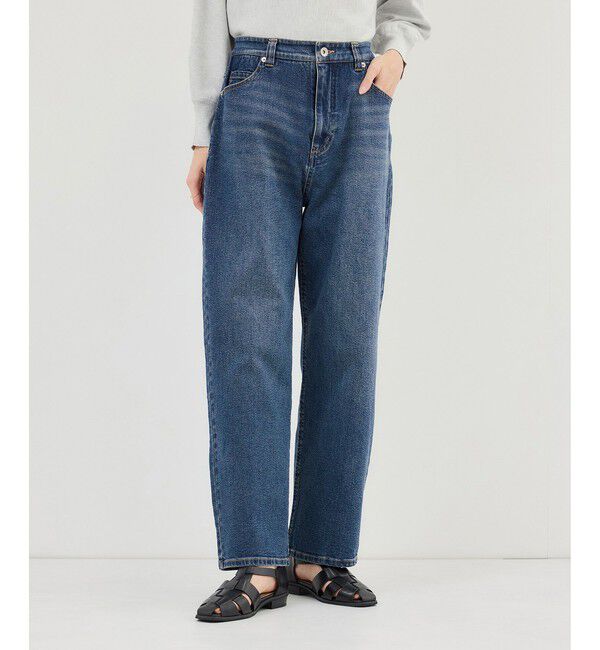 Rope&rsquo;Picnic「ウエストシェイプハイライズマムジーンズ」|デニム|