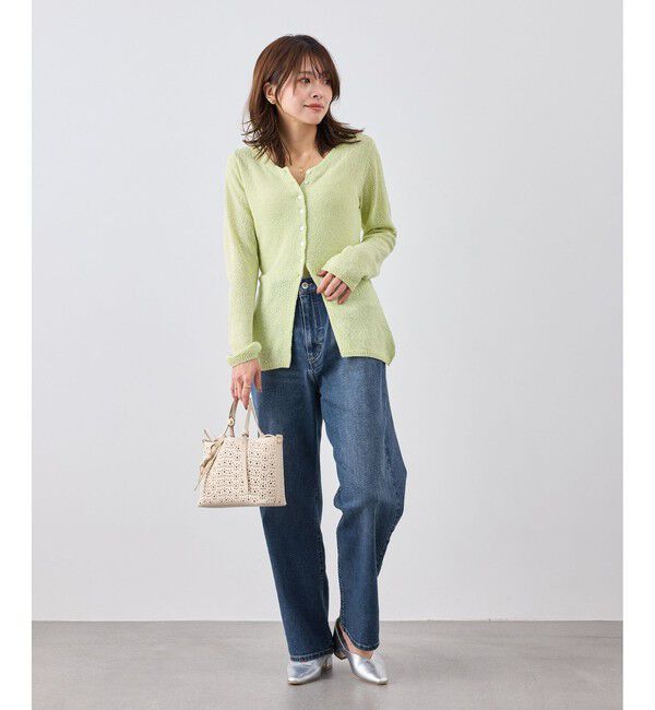 Rope&rsquo;Picnic「ウエストシェイプハイライズマムジーンズ」|デニム|