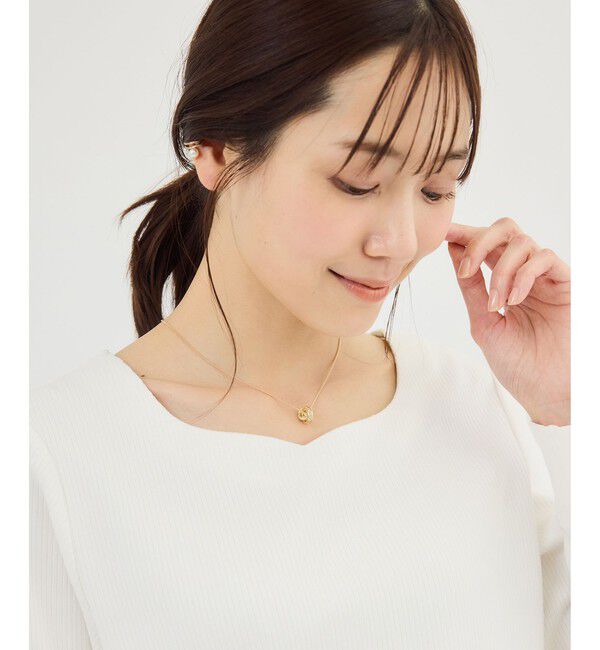 ROPE PICNIC PASSAGE「ダブルリングショートネックレス」|ネックレス|