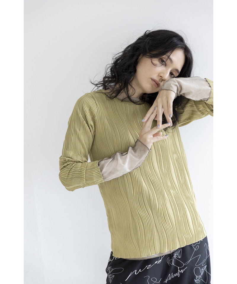  「ピンタックTシャツ」|Tシャツ・カットソー|