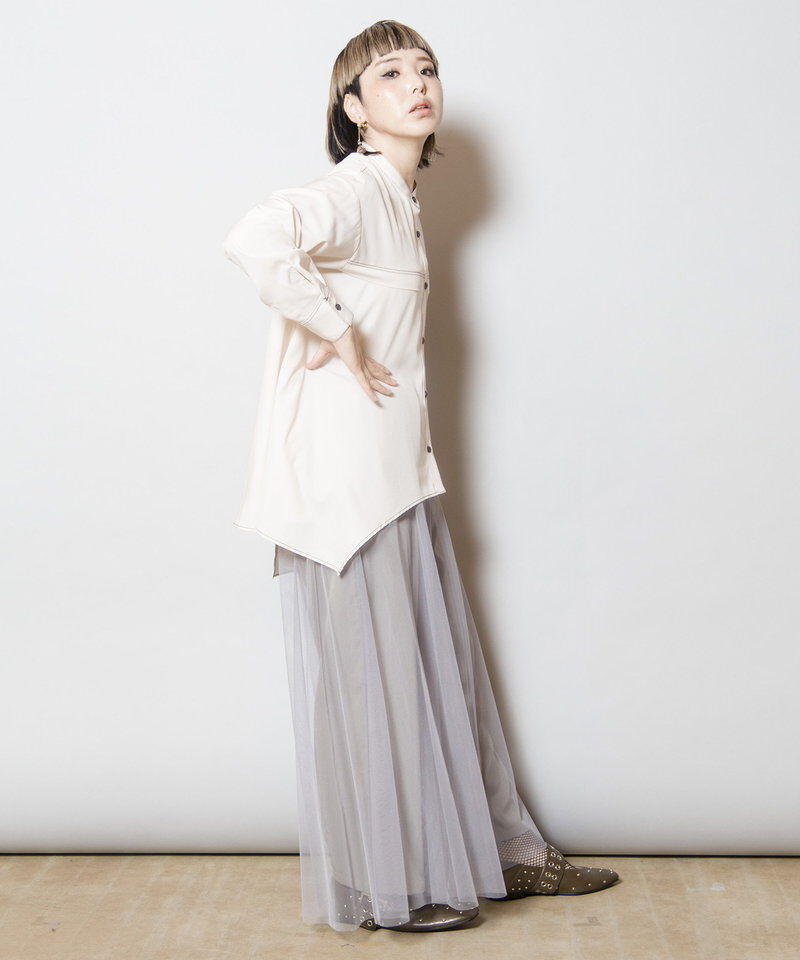  「アシンメトリーフレアーブラウス」|シャツ・ブラウス|