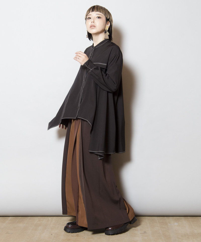  「アシンメトリーフレアーブラウス」|シャツ・ブラウス|