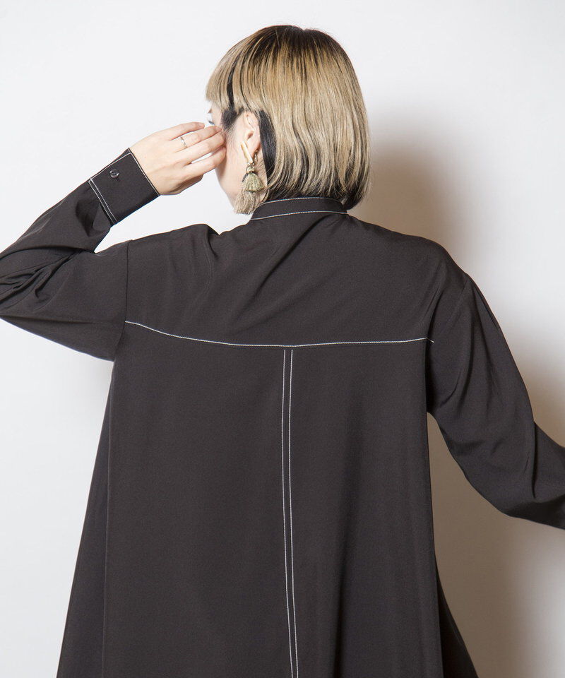  「アシンメトリーフレアーブラウス」|シャツ・ブラウス|