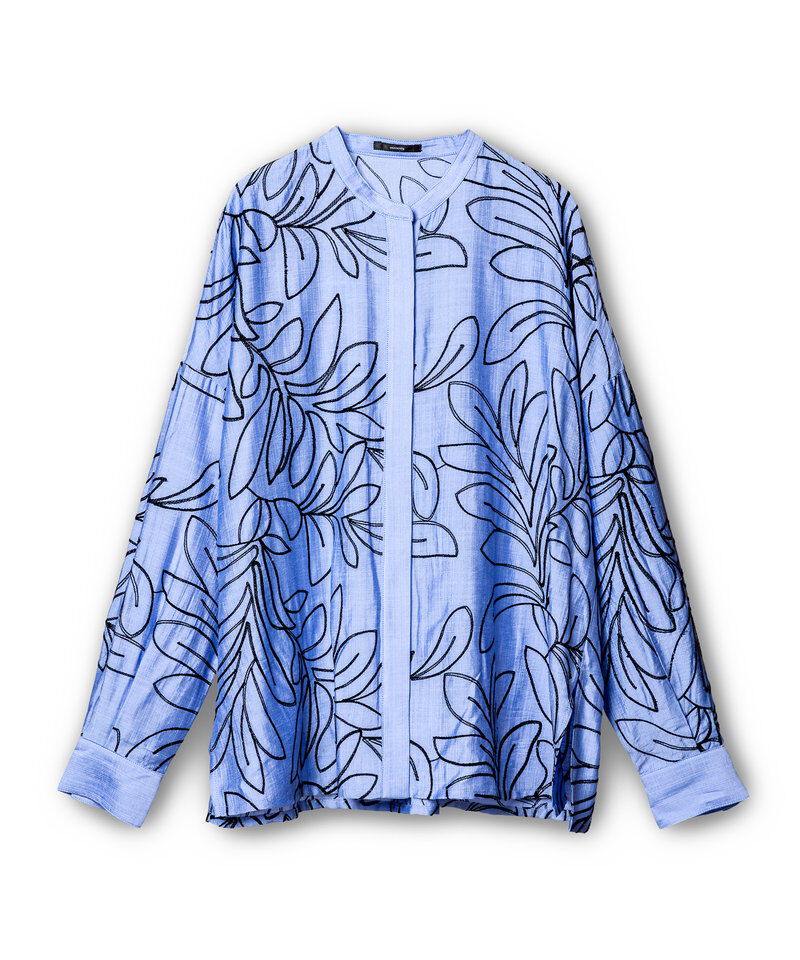  「エンブロイダリー比翼シャツ」|シャツ・ブラウス|