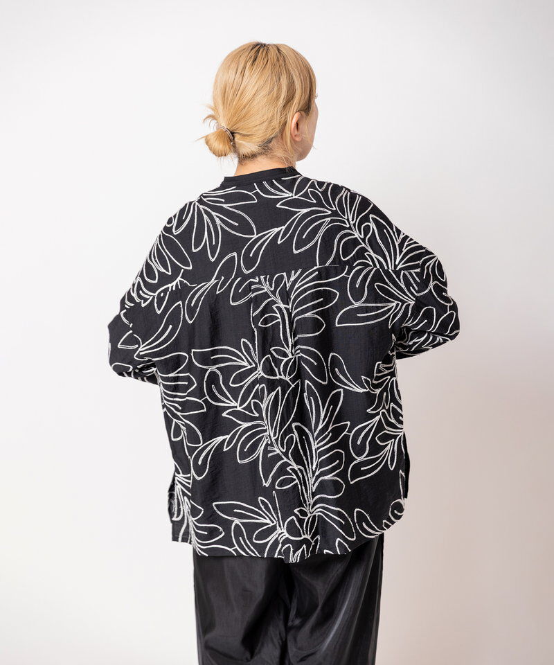  「エンブロイダリー比翼シャツ」|シャツ・ブラウス|