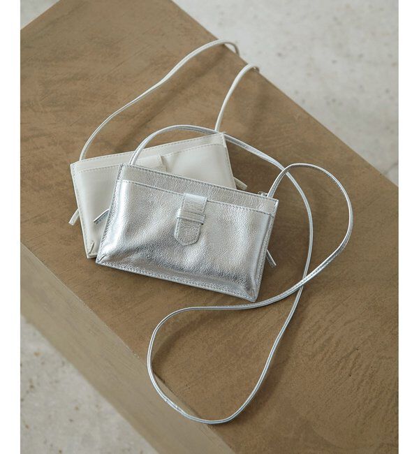 Hoaw.「【インフルエンサーコラボ】スマホウォレットショルダーバッグ3」|トートバッグ|シルバー