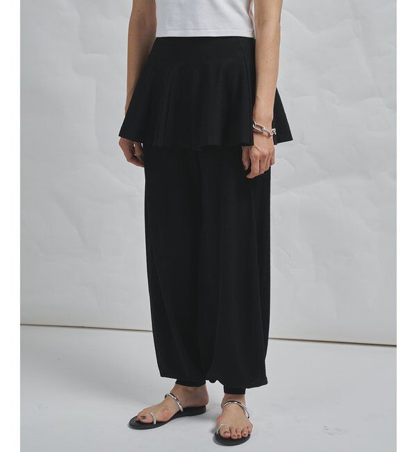 GEMINI「【GEMINI】レイヤードニットパンツ」|チノ|