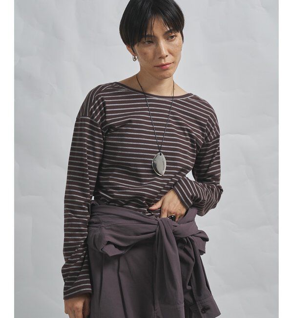 GEMINI「【GEMINI】バックシャンボーダーカットソー」|Tシャツ・カットソー|