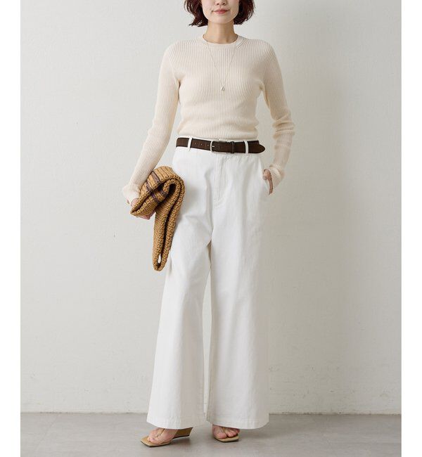  「ホールガーメントRIBプルオーバー」|ニット・セーター|