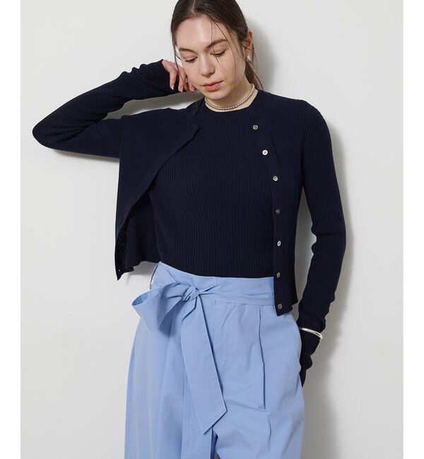  「ホールガーメントRIBプルオーバー」|ニット・セーター|