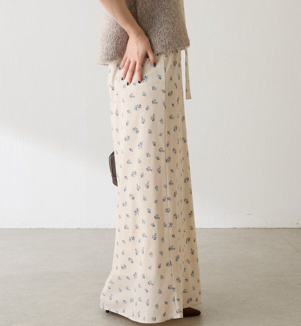  「小花柄マーメイドスカート」|スカート|