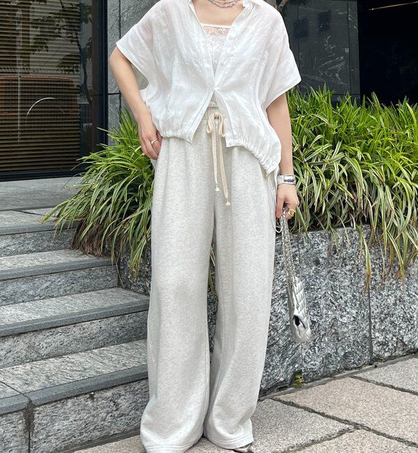  「ドロストスウェットパンツ」|チノ|