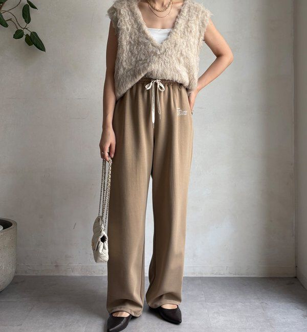  「【WEB限定】ロゴトラックパンツ」|チノ|