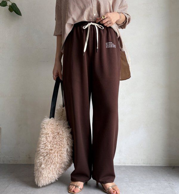  「【WEB限定】ロゴトラックパンツ」|チノ|