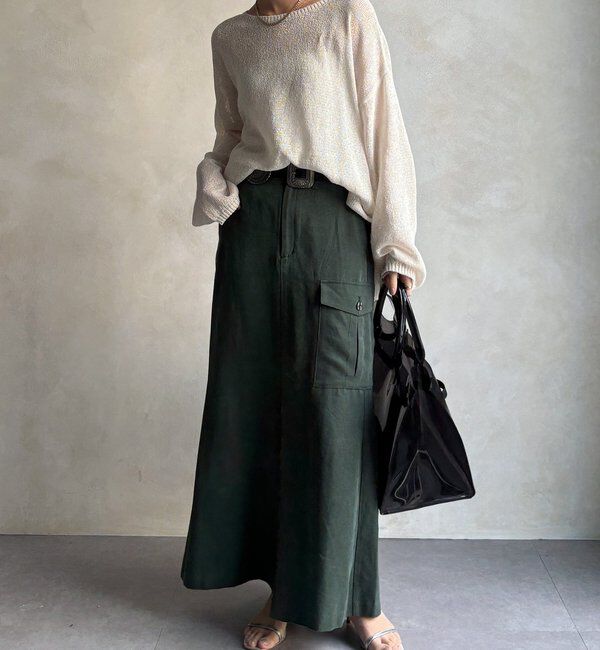  「ペーパーヤーンプルオーバー」|ニット・セーター|