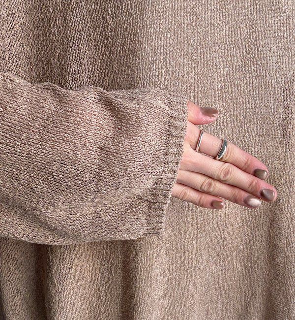  「ペーパーヤーンプルオーバー」|ニット・セーター|