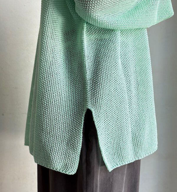 「前後2WAY鹿の子編みプルオーバー」|ニット・セーター|