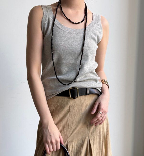  「ハイツイストニットタンク」|ニット・セーター|