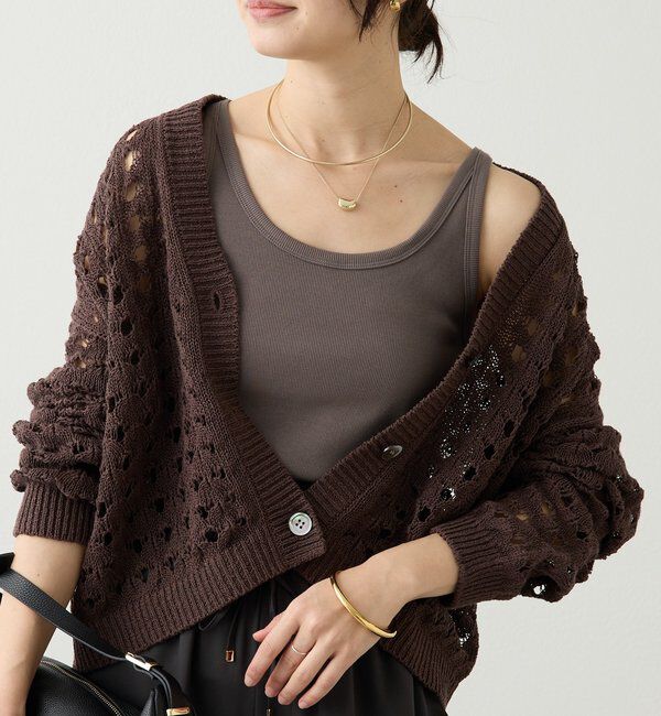  「【レイヤードスタイルに◎】ミニマルテレコタンク」|キャミソール|