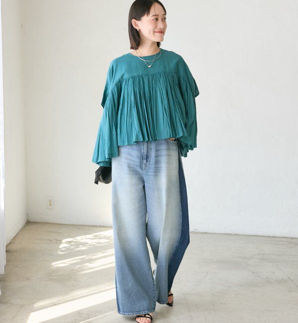  「予約【着映え】ギャザーボリュームブラウス」|シャツ・ブラウス|