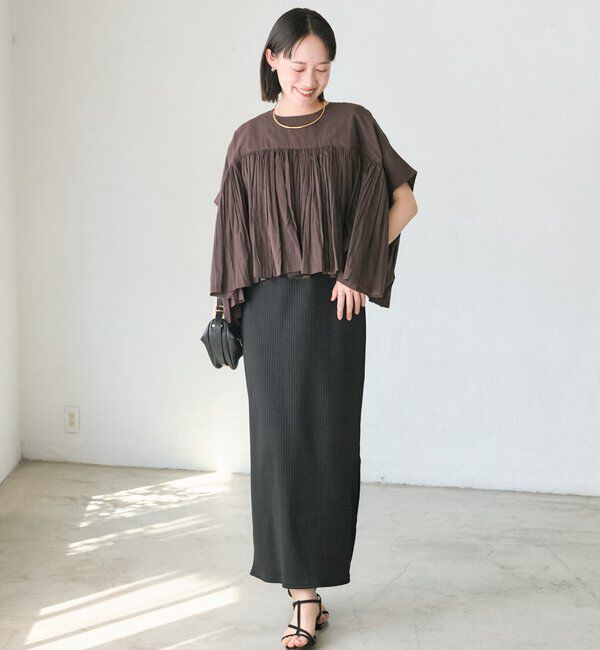  「予約【着映え】ギャザーボリュームブラウス」|シャツ・ブラウス|