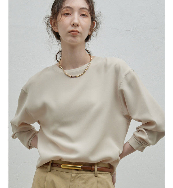  「【新色登場！】バックスリットブラウスT」|シャツ・ブラウス|