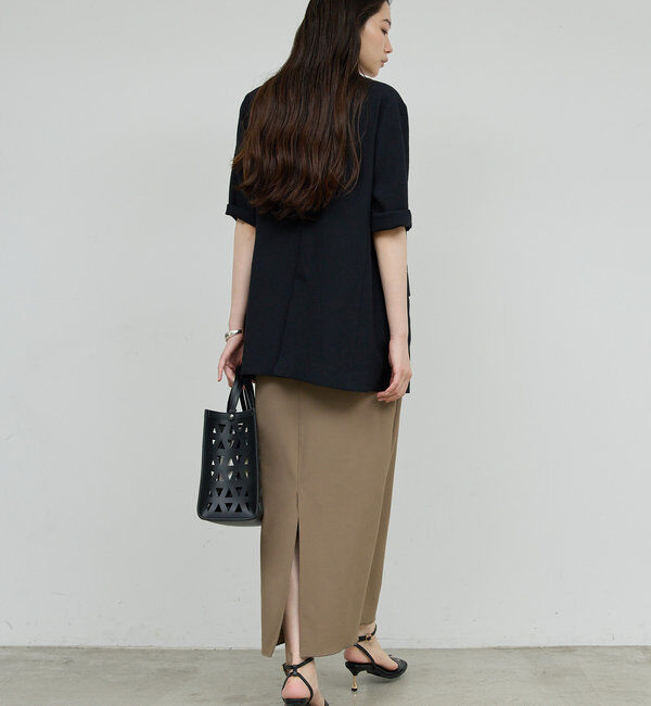  「【3サイズ展開】ストレッチマキシキャミワンピース」|ワンピース|