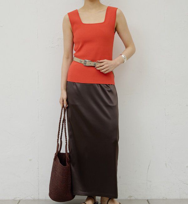  「スクエアネックタンク」|ニット・セーター|