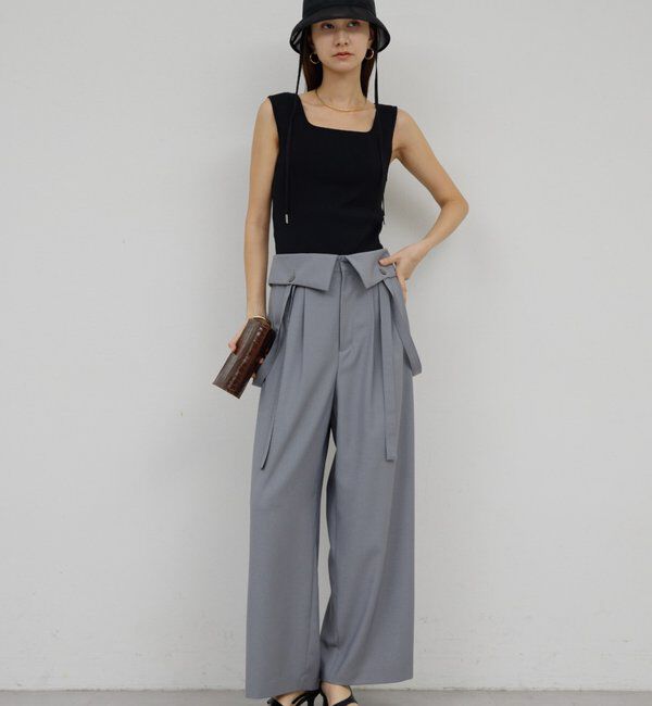  「スクエアネックタンク」|ニット・セーター|