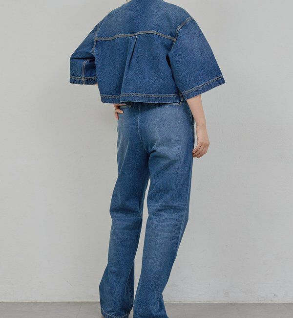  「【PEAS】【セットアップ対応】デニムトラウザーズ」|チノ|