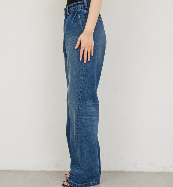  「【PEAS】【セットアップ対応】デニムトラウザーズ」|チノ|