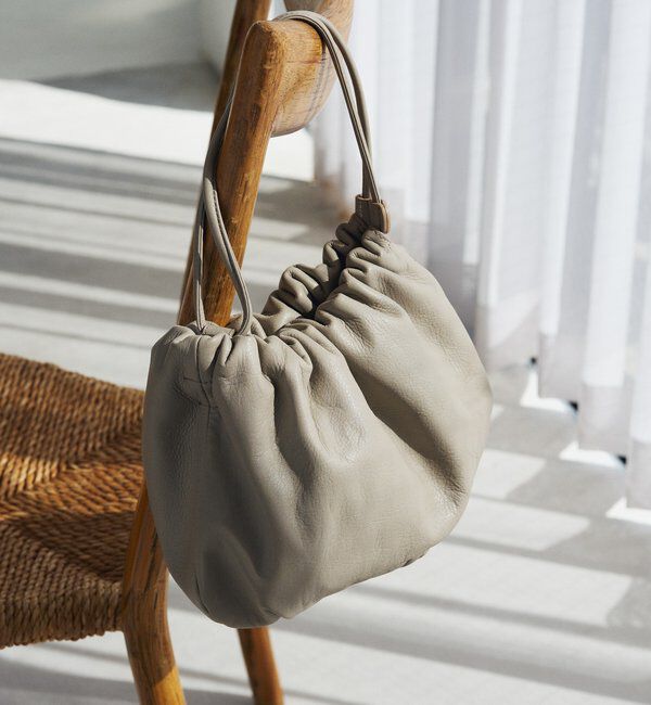  「レザー巾着4WAYショルダーバッグ」|ショルダー・メッセンジャー|