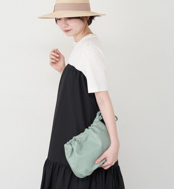  「レザー巾着4WAYショルダーバッグ」|ショルダー・メッセンジャー|