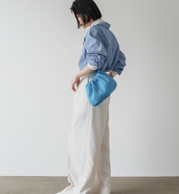  「レザー巾着4WAYショルダーバッグ」|ショルダー・メッセンジャー|