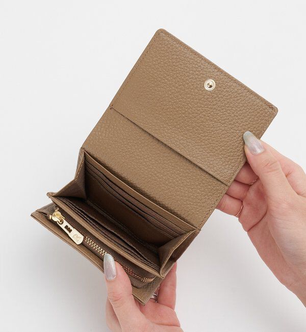  「サークルプレートハーフウォレット」|財布|