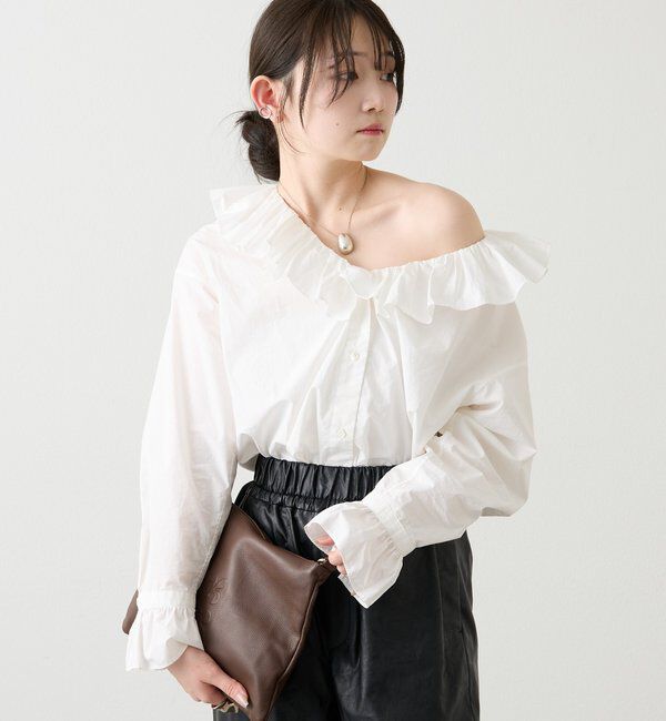  「ラッフルシャツ」|シャツ・ブラウス|