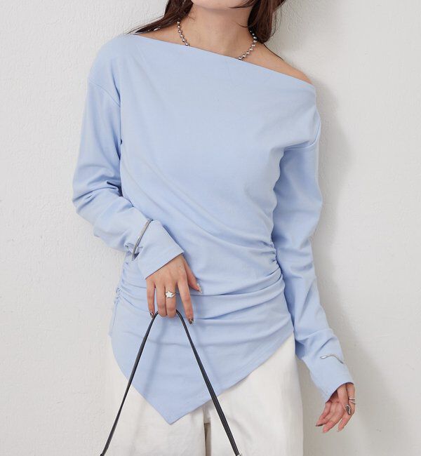  「オフショルヘム カットソー」|Tシャツ・カットソー|