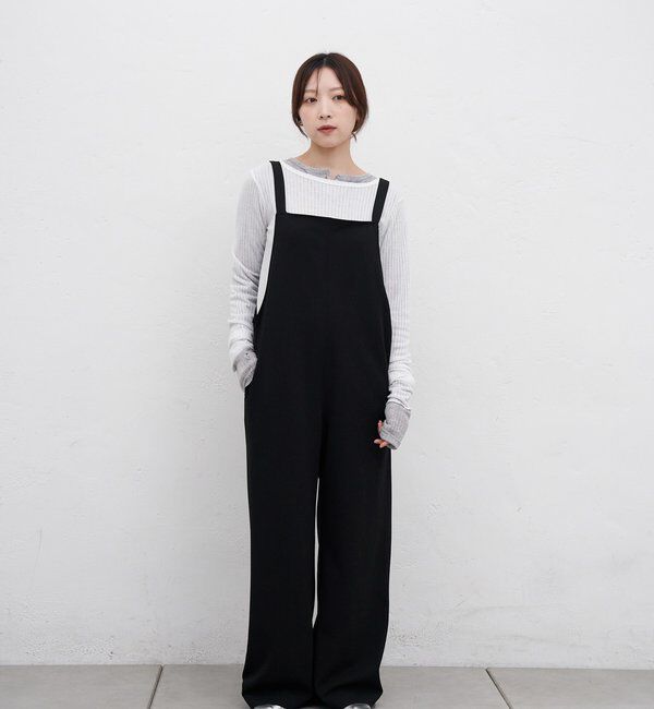  「《累計1.5万枚突破！》《全骨格細見え》カットジョーゼットキャミサロペット」|オールインワン|