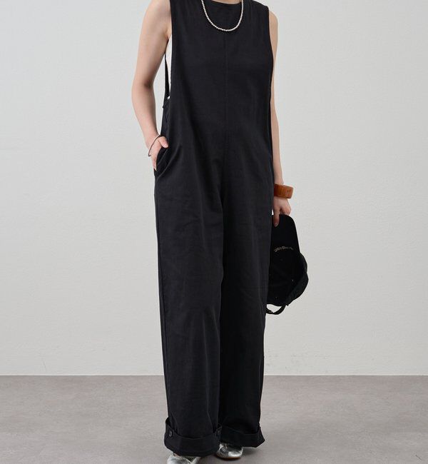  「《2WAY仕様》ノースリーブオールインワン」|オールインワン|ブラック