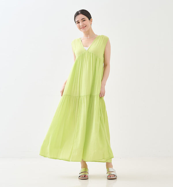 collex「【WEB限定】シアーメランジワンピース」|ワンピース|