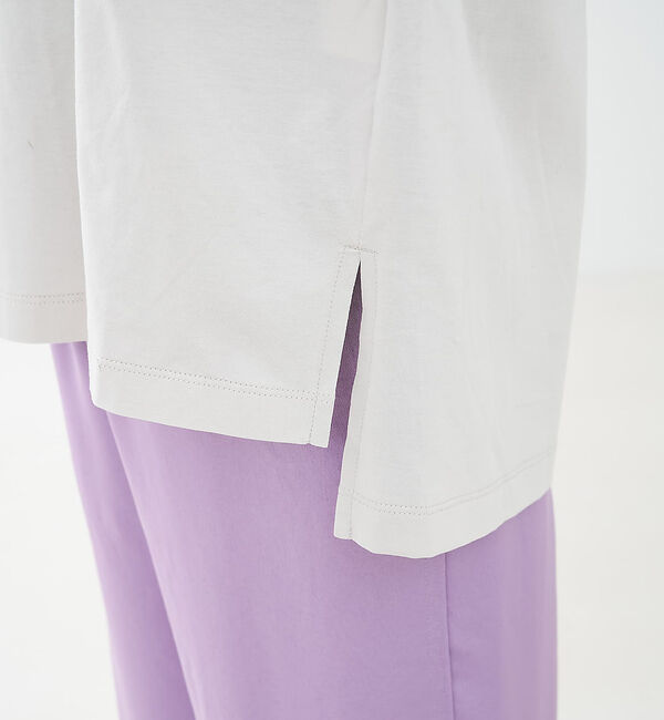 collex「【接触冷感・UVカット】コンパクトクールフレンチスリーブチュニック」|Tシャツ・カットソー|