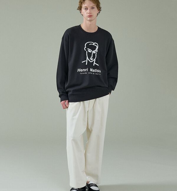 ABAHOUSE「【Henri Matisse / アンリ・マティス】ラインアート グラフィック」|スウェット・ジャージ|