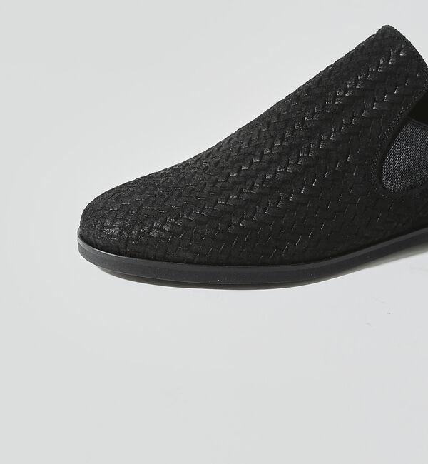 alfredoBANNISTER「【定番木型】メッシュ型押し / サイドゴア レザースリッポン」|その他|