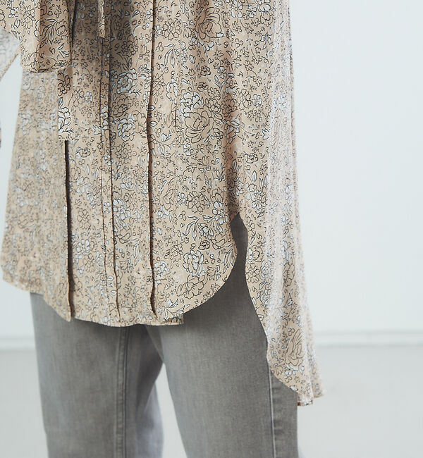 Rouge vif「フラワーボリュームスリーブブラウス」|シャツ・ブラウス|