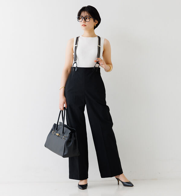 Rouge vif「サスペンダー付き2WAYワイドパンツ」|その他|