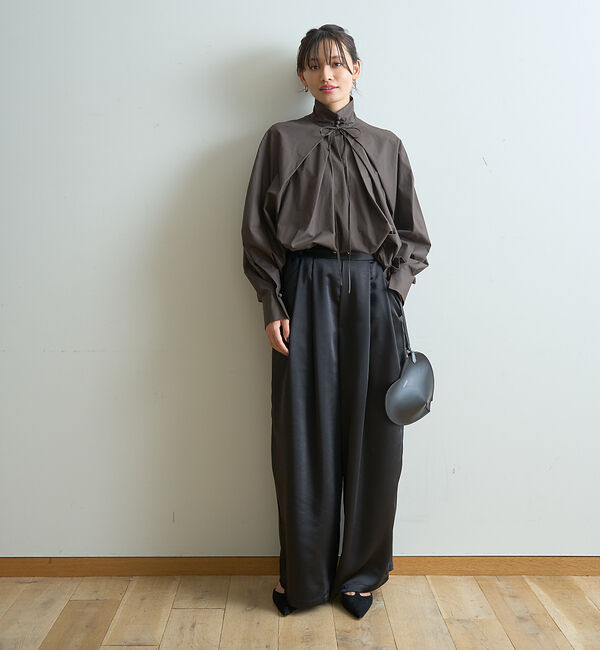 Rouge vif「ハイネックリボンブラウス」|シャツ・ブラウス|